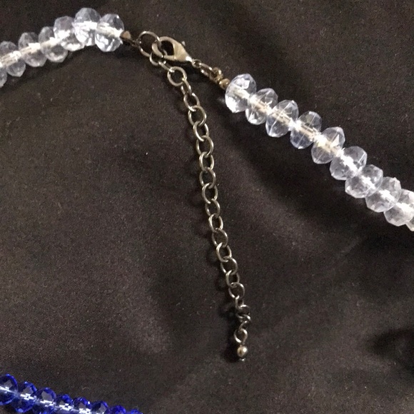 !!Swarovski!!Blue Crystal Set. Long Necklace, Bracelet, Earrings, NWOT - Picture 6 of 9